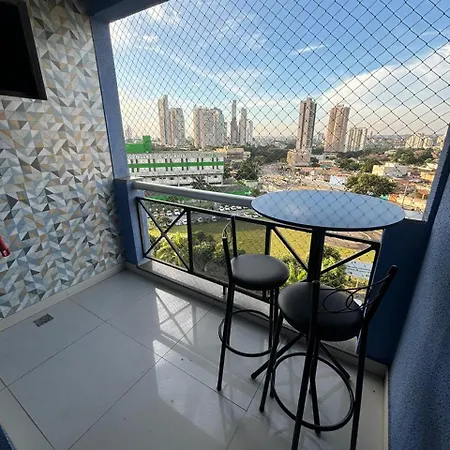 701 - Flat Temporada Em Goiania-Proximo Ao Parque Areiao Apartment Exterior photo